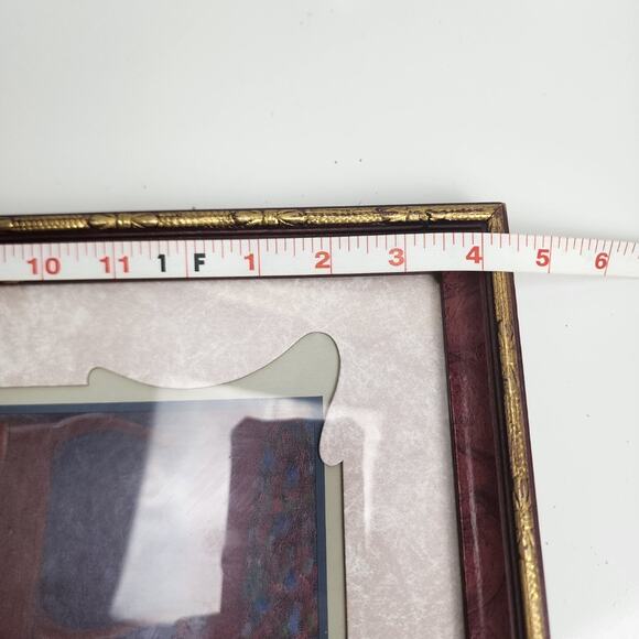 Vintage "Louisa Anne" Victorian Lady Painting Framed Unique Signed G. Barker - Picture 7 of 8